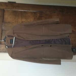 Brown dress coat